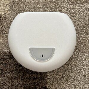 TUPPERWARE Bag Keeper White Plastic Grocery Dispenser Holder Container Vintage